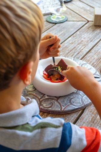 Menu gastronomique pour les enfants